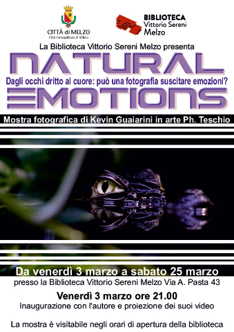 Natural emotions: mostra fotografica in biblioteca