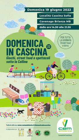 Domenica in Cascina, giochi, street food e spettacoli sotto la collina