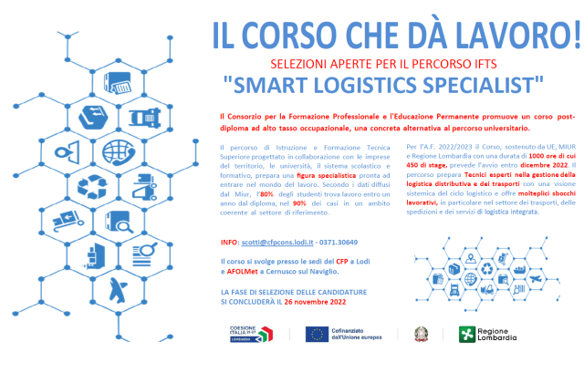 Afol / corso post diploma “Smart Logistics Specialist"