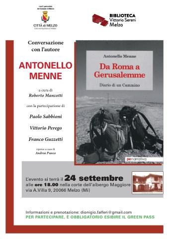 Conversazione con l’autore "Antonello Menne"